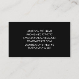 Individualisieren Sie minimalistische Eleganz Visitenkarte