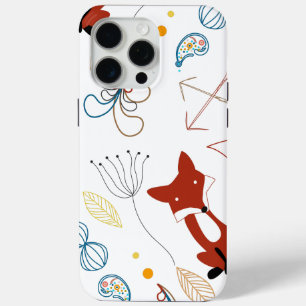 Individualisieren Sie moderne Fox Woodland Muster Case-Mate iPhone Hülle