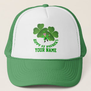 Individualisierte Irish St Patrick's Day Truckerkappe