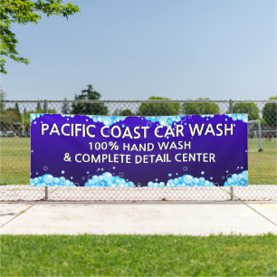 Individualisierung Waschanlage Bubbly Blue Auto Ge Banner