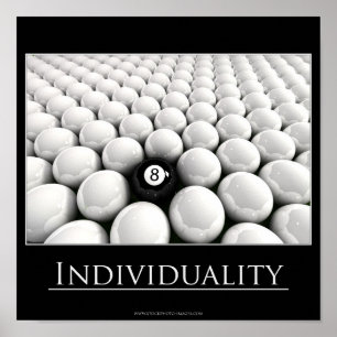 Individualität Poster