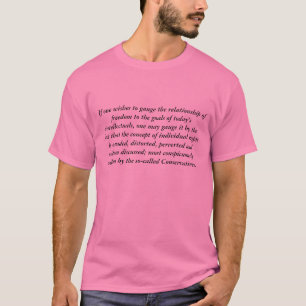 Individualrechte u. Kapitalismus T-Shirt