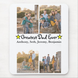 Individuell 4 Foto Größter Vater Aller Zeiten Vate Mousepad