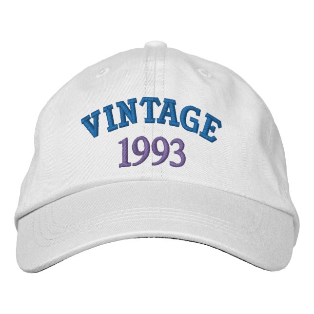 Individuell angefertigte Vintage-Baseballkappe mit Bestickte Baseballkappe (Vorderseite)