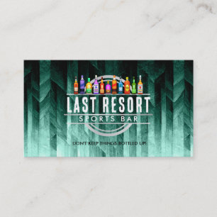 Individuell anpassbare Bar-Visitenkarten Visitenkarte
