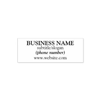 Individuell anpassbare Business-Briefmarke Permastempel