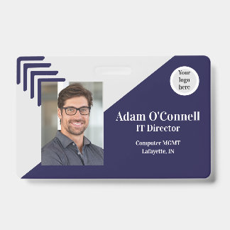 Individuell anpassbare, einfache, einzigartige Des Ausweis