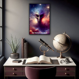 Individuell anpassbare Extraterrestrische Lebensfo Poster