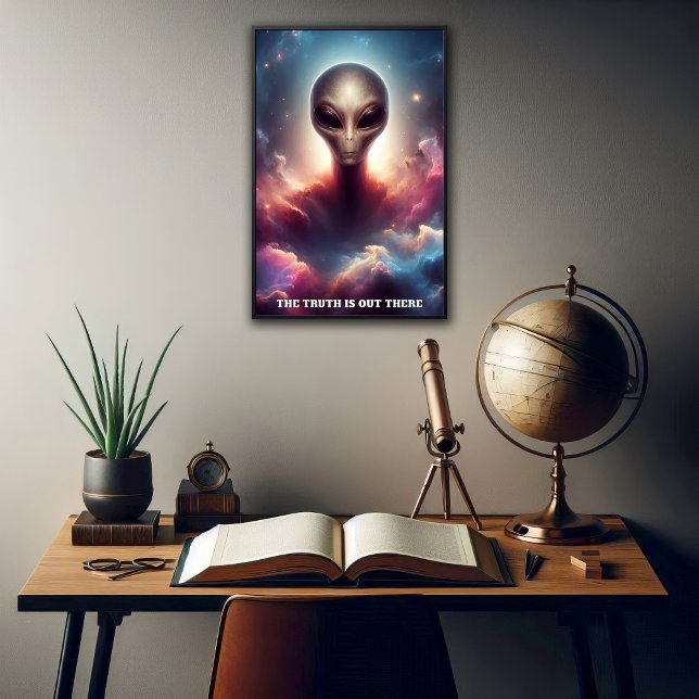 Individuell anpassbare Extraterrestrische Lebensfo Poster (Von Creator hochgeladen)