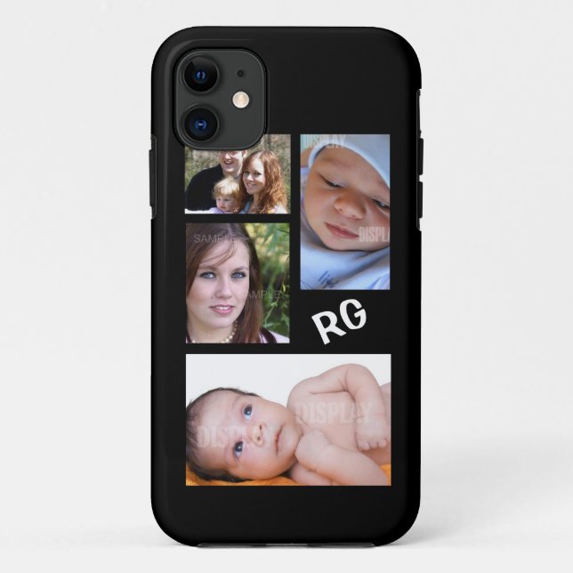 Individuell anpassbare FotoCollage Case-Mate iPhone Hülle (Rückseite)