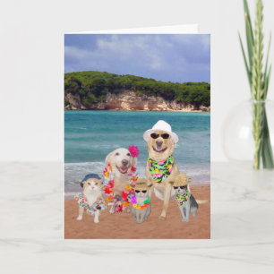 Individuell anpassbare Geburtstagskarte auf Hawaii Karte