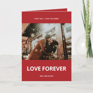 Individuell anpassbare geklappte Foto-Urlaubskarte Feiertagskarte