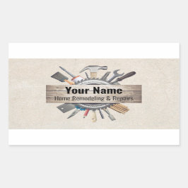 Individuell anpassbare Handyhandwerkzeuge struktur Rechteckiger Aufkleber