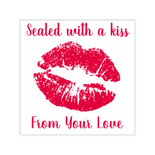Individuell anpassbare KISS-Briefmarke Permastempel
