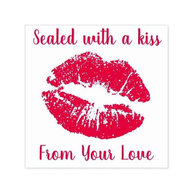 Individuell anpassbare KISS-Briefmarke Permastempel (Design)