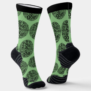 Individuell anpassbare Novelty Golf Themed Crew So Socken