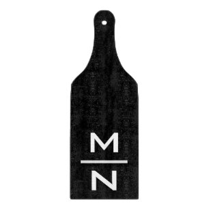 Individuell anpassbare persönliche Monogramm Schneidebrett