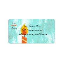 Individuell anpassbare Rückgabe-/Adressetiketten a