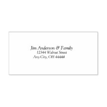 Individuell anpassbare selbstfarbige Briefmarke