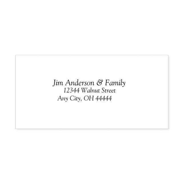 Individuell anpassbare selbstfarbige Briefmarke Permastempel (Design)