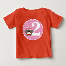 Individuell anpassbare Socken Affe Girl Birthday S Baby T-shirt