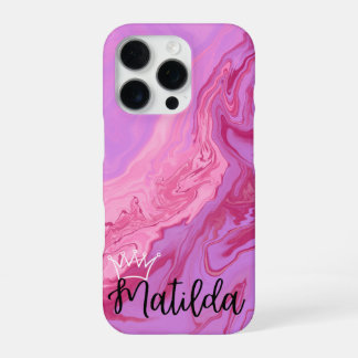 Individuell anpassbare Telefonnummern - Stilvoller iPhone 16 Pro Hülle