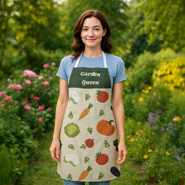 Individuell anpassbare Veggie-Muster-Schürze - Sun Schürze (Von Creator hochgeladen)