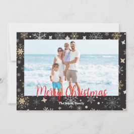 Individuell anpassbare Weihnachtskarte Einladung