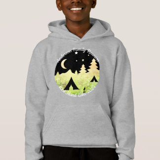 Individuell anpassbare Wiedersehen-Camping-Szene Hoodie
