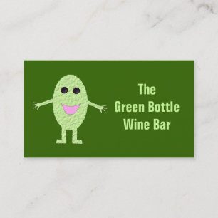 Individuell anpassbare Wine Bar Business Card Visitenkarte