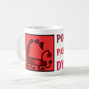 Individuell anpassbare Zodiac Sign Personality Sco Kaffeetasse