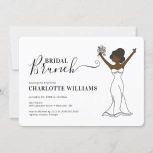Individuell anpassbarer Avatar Bridal Brunch   Hai Einladung