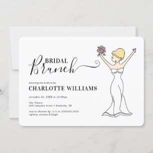 Individuell anpassbarer Avatar Bridal Brunch   Kur Einladung