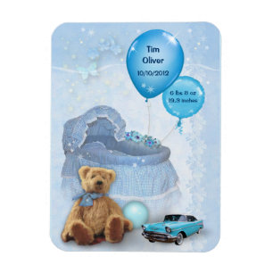 Individuell anpassbarer Baby Boy Magnet