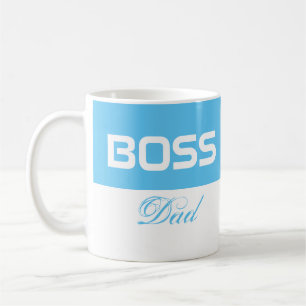 Individuell anpassbarer BOSS-VATER mit humorvollem Tasse