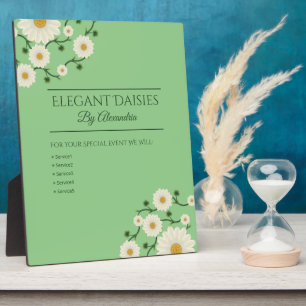 Individuell anpassbarer floral daisy Event Planner Fotoplatte
