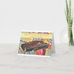 Individuell anpassbarer Kinderwagen Spaß einzigart Dankeskarte