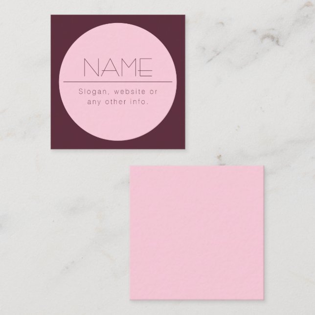 Individuell anpassbarer moderner Text mit Grenzen Mitteilungskarte (Vorne/Hinten)