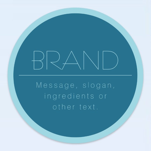 Individuell anpassbarer moderner Text | Ozean und  Etiketten (Von Creator hochgeladen)