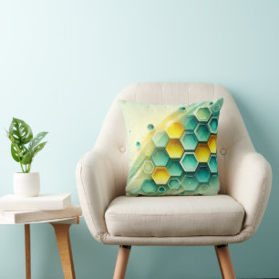 individuell anpassbares Dekorkissen Honeycomb Pa Kissen