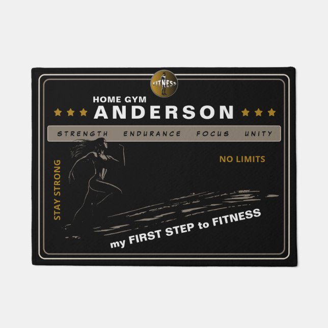 Individuell anpassbares dynamisches Sprinter-Desig Fußmatte (Vorderseite)