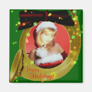 Individuell anpassbares Foto Rahmen Weihnachtsmaga Magnet
