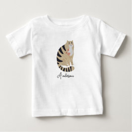 Individuell anpassbares, Niedliches Lächeln Cat Ba Baby T-shirt