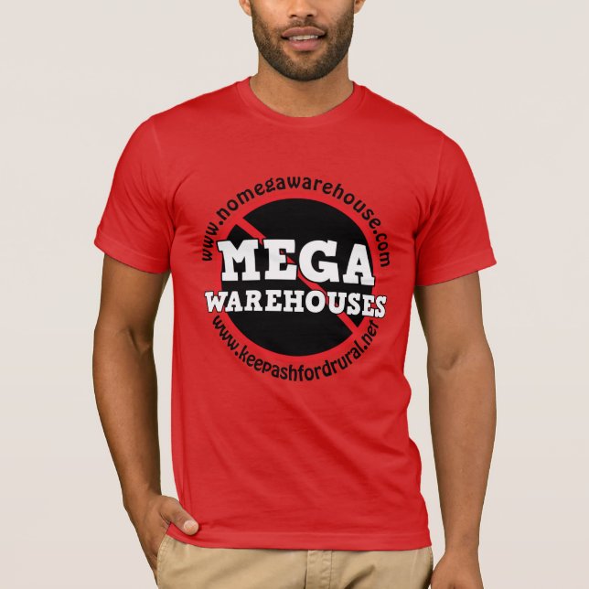 Individuell Behalten Ashford Rural Say No to Mega T-Shirt (Vorderseite)