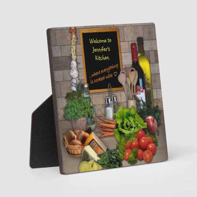 (individuell einstellbar) Küche Fotoplatte (Vorderseite)