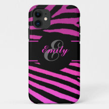 Individuell einstellbare rosa Zebrastreifen iPhone