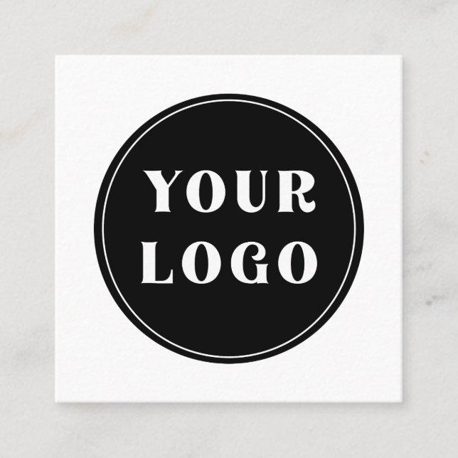 individuell, einzigartig, elegant & minimalistisch empfehlungskarte (Vorderseite)