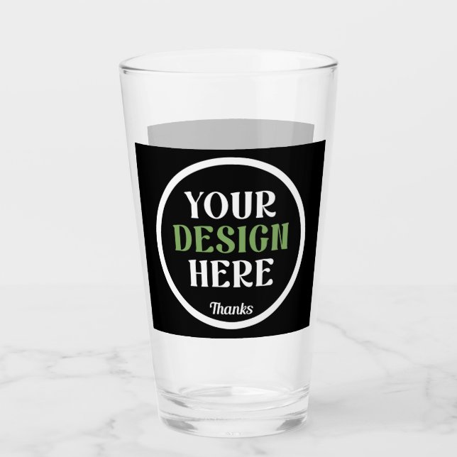 individuell, einzigartig, elegant & minimalistisch glas (Vorderseite)