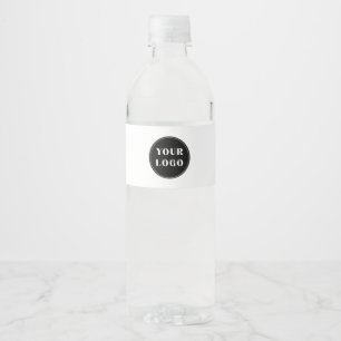 individuell, einzigartig, elegant & minimalistisch wasserflaschenetikett