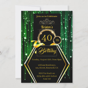 Individuell gestaltbare Einladung zum Geburtstag